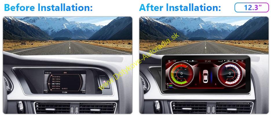 AMARK AM4026 AUDI A4 2009-16 12,3" ANDROID AUTORADIO NAVI