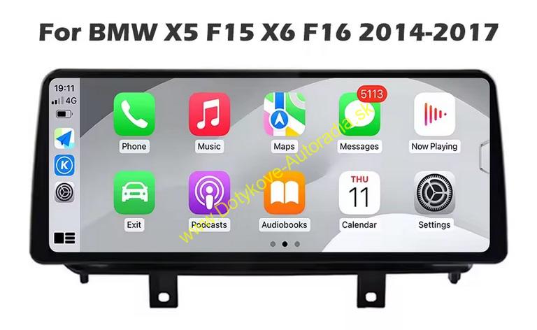 AMARK AM4026 12,3" BMW X5 F15 X6 F16 NBT ANDROID AUTORADIO NAVI