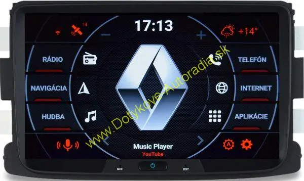 AMARK AM7041 DACIA Duster Sandero Logan Dokker Lodgy RENAULT Captur ANDROID AUTORADIO NAVI