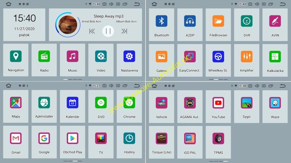 AMARK AM7200 FIAT 500 ANDROID AUTORADIO NAVI