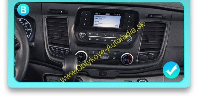 AMARK AM9394 FORD TRANSIT TOURNEO CUSTOM FIESTA ECOSPORT 2017+ ANDROID AUTORADIO NAVI