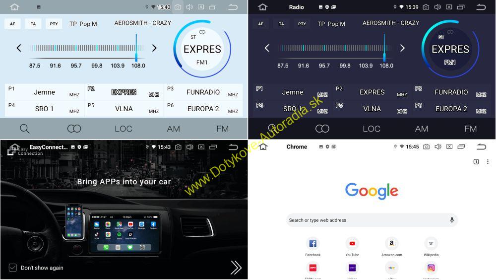 AMARK AM9394 FORD TRANSIT TOURNEO CUSTOM FIESTA ECOSPORT 2017+ ANDROID AUTORADIO NAVI