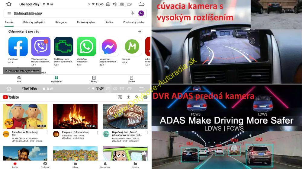 AMARK AM9394 FORD TRANSIT TOURNEO CUSTOM FIESTA ECOSPORT 2017+ ANDROID AUTORADIO NAVI